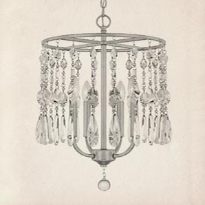 crystal chandelier drawing